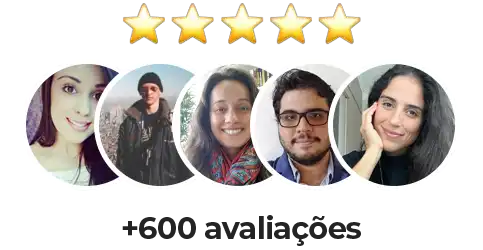 Mais de 600 avaliações positivas